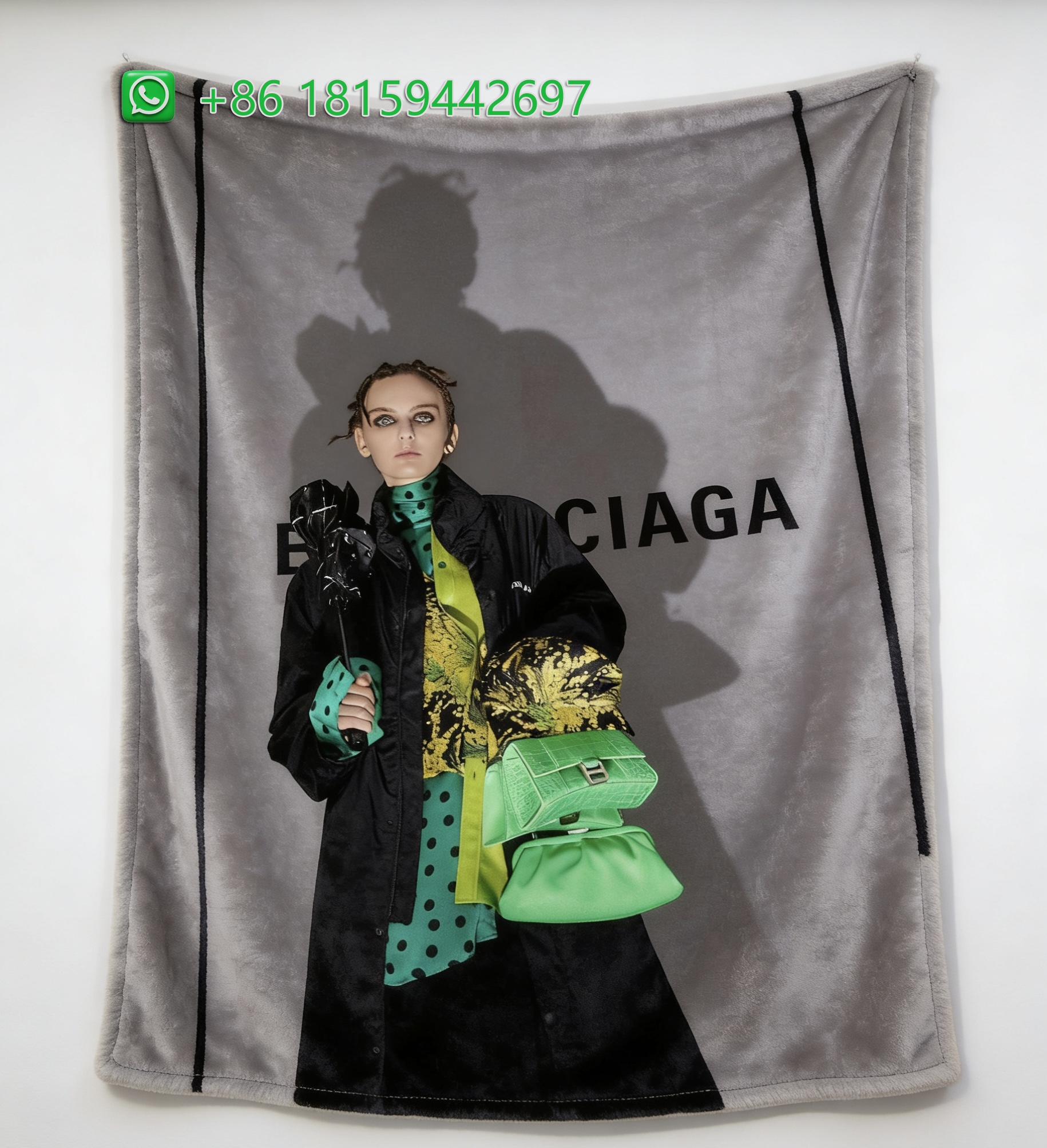 Balenciaga Throw Blankets